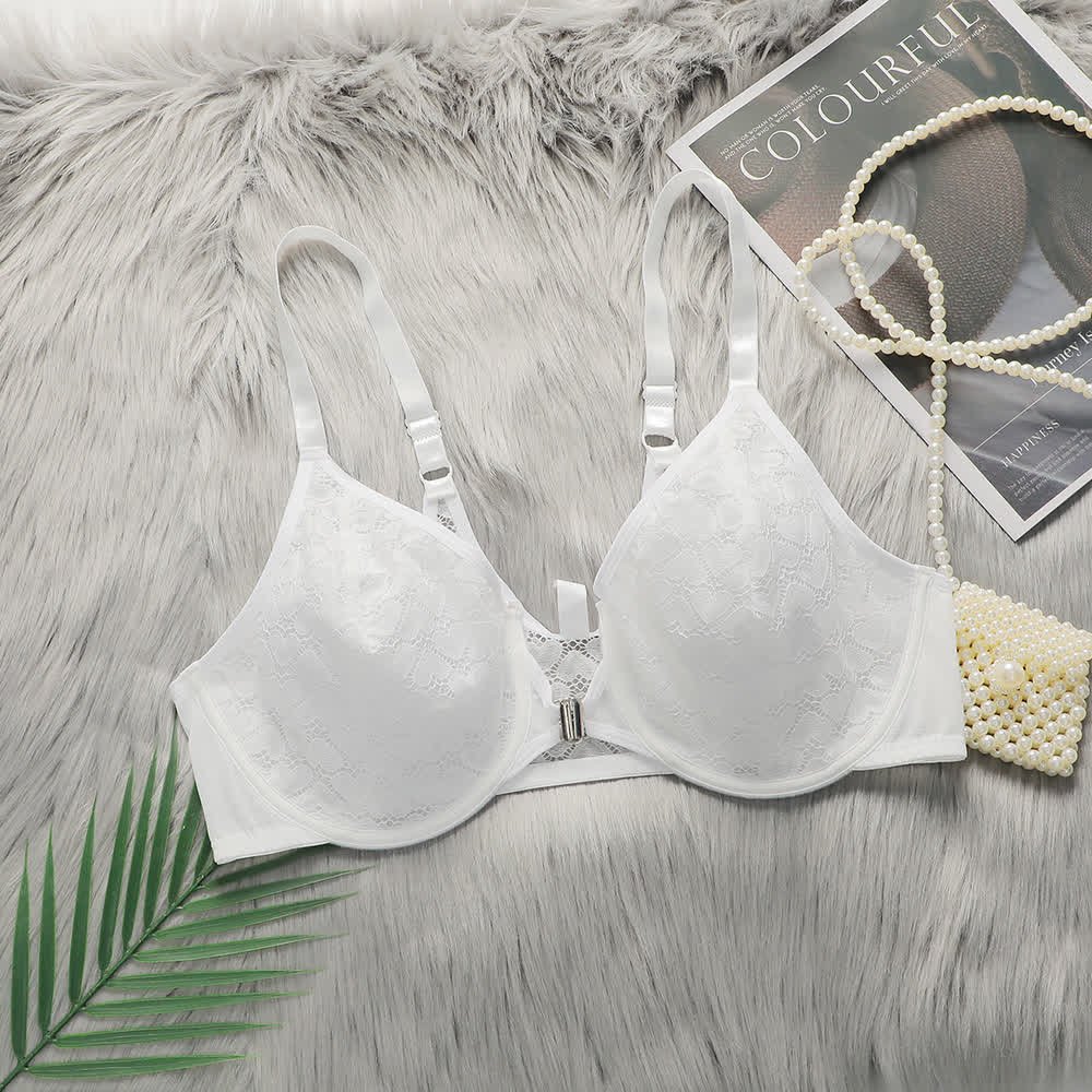 White Lace Bra Set 2498 for Wholesale