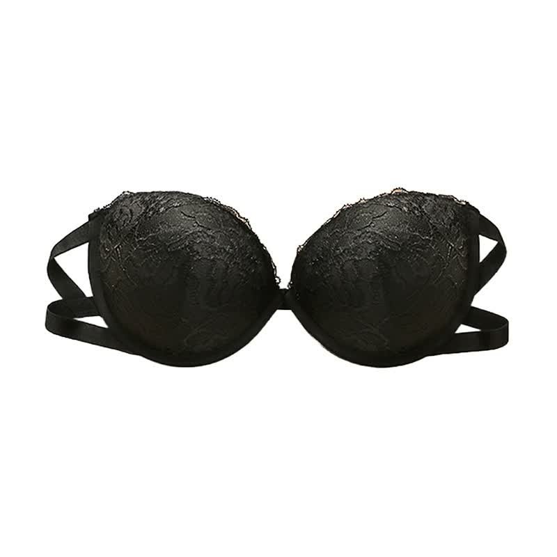 Wholesale Black Strapless Lace Bra A3215, style A3215-BLACK