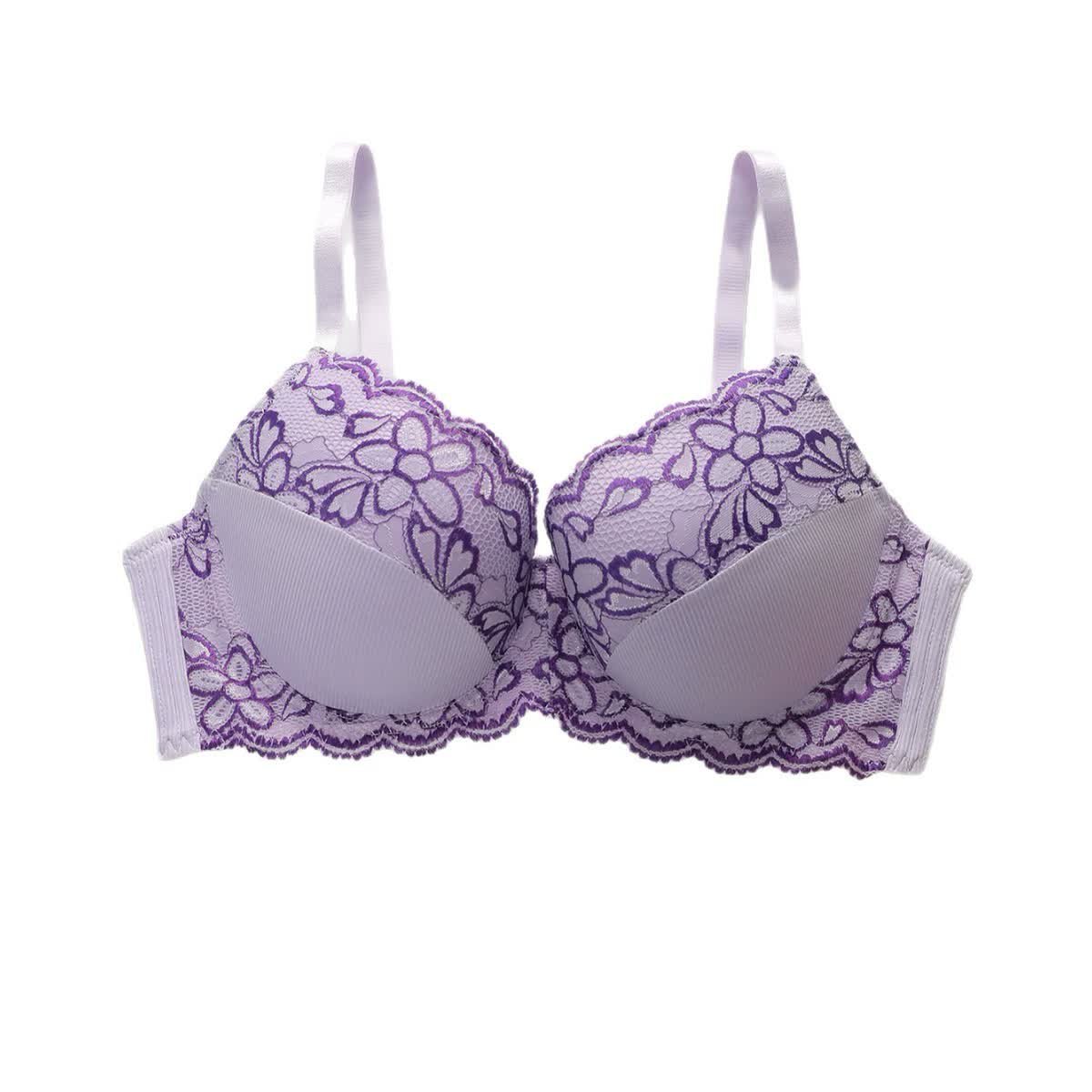 Wholesale Purple Full-Figure Molded Bra B2510
