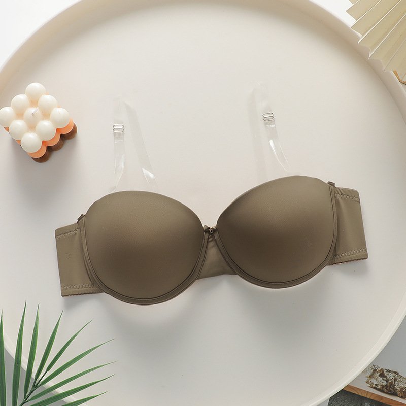 Wholesale Taupe Strapless Smooth Cup Bra CNW109