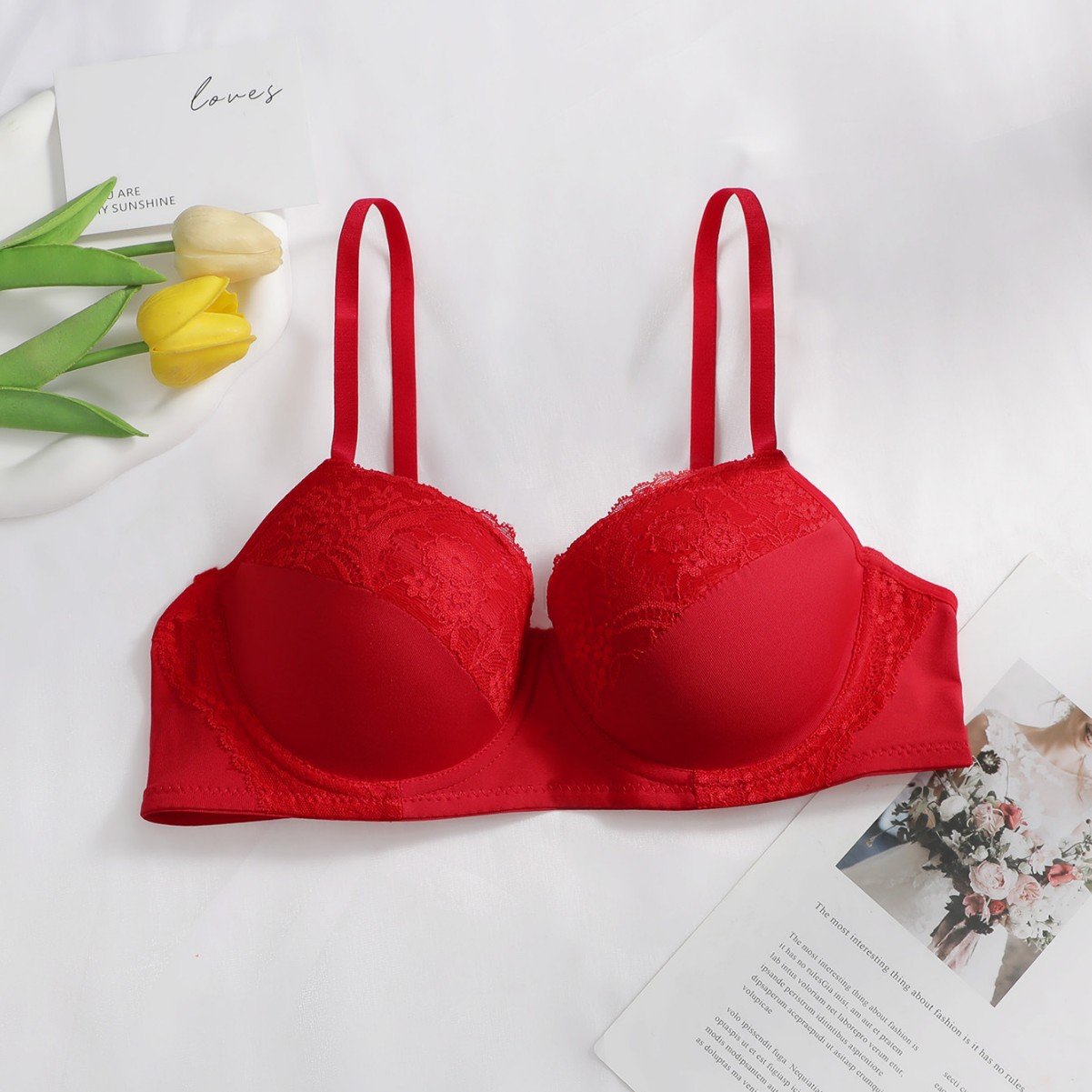 Wholesale Red Smooth Cup Bra CNW118