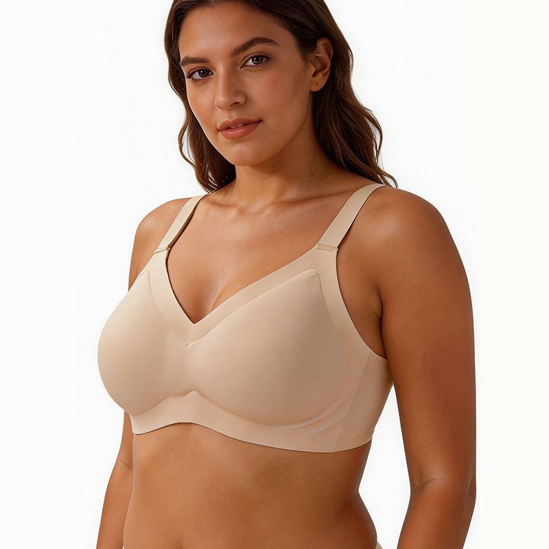 Wholesale Nude Wireless Smooth Cup Bra CNW146