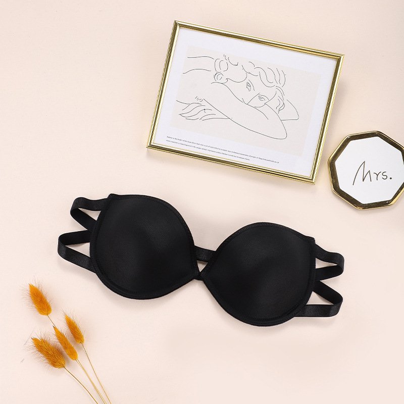 Wholesale Black Front-Closure Adhesive Bra CNW164